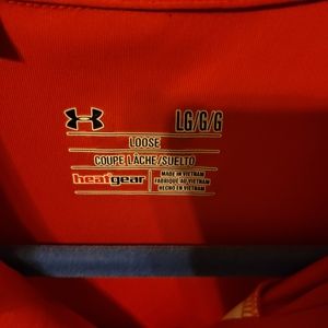 Under Armour Red pole shirt, L